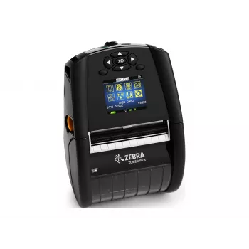 Zebra stampante DT ZQ620 Plus 3 inch/72mm Healthcare font inglesi Wi-Fi 6 Dual Radio (802.11AX/BT5.x) Linered Platen anima 0,75 inch gruppo E clip da cintura