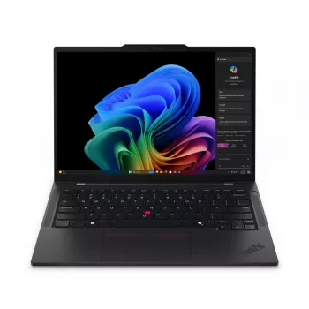 Lenovo ThinkPad T14s Gen 6 Snapdragon® X Elite X1E-78-100 512GB SSD 32GB 14 (1920x1200) TOUCHSCREEN WIN11 Pro NERO Tastiera retroilluminata Lettore FP 1YW