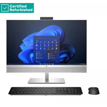 RENEW SILVER HP Elite 870 G9 AIO All-in-One 27 - i9-14900, 64GB, 2TB SSD, 27 QHD non touch AG, regolabile in altezza, mouse USB, Win 11 Pro, 1 anno