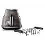 De'Longhi Scultura CTZ2103BG tostapane 2 fette, 900 W, Champagnergold