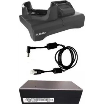 Zebra Kit - Stazione di ricarica singola con vano batteria di ricambio e comunicazione USB