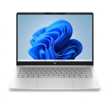 HP OmniBook 3 14-hu0009nyx - Core 5 120U, 16GB DDR5, 1TB, 14,0 pollici 2K (1920x1200) OLED BrightView Low Blue Light 300 Nits, Glacier Silver FF - 1080p TNR, senza alimentatore AC 45W, Win 11 Home, 1 anno