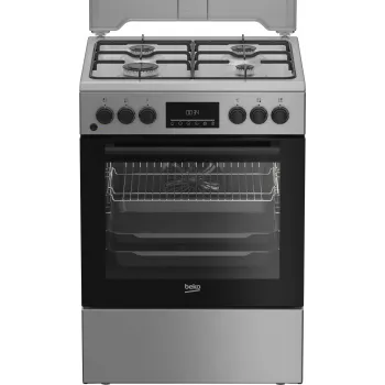 BEKO piano cottura FBM62320SDS, larghezza 60 cm, A, gas/elettrico, display LED