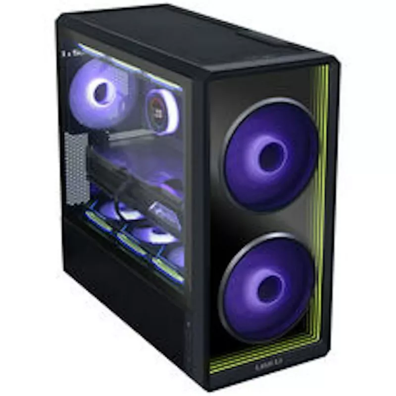 Lian Li LANCOOL 217 INF case PC bundle + HydroShift II LCD-S 360TL AIO + 3x ventole UNI FAN SL-INF 120 Reverse Blade - nero