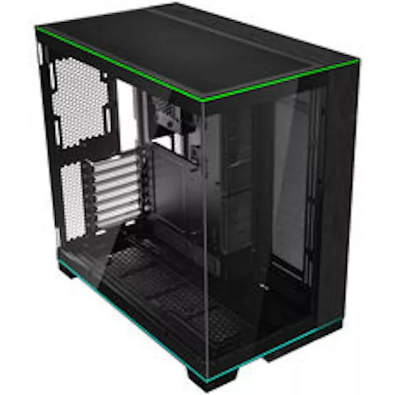 Lian Li O11D EVO RGB case PC bundle + HydroShift II LCD-S 360TL AiO + 6x ventole UNI FAN SL-INF 120 Reverse Blade + UNI HUB SL-INF - nero