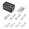 Phanteks Revolt 1200W Platinum Bundle, alimentatore con kit cavi - bianco
