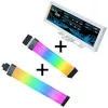 Lian Li Visual Upgrade Kit Strimer Wireless cavo mainboard 24-Pin RGB, controller + cavo GPU 12V-2x6 Wide & 8.8 Universal Screen - bianco