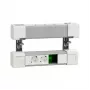 SCHNEIDER ELECTRIC UNICA SYSTEM+ DISPOSITIVO DA TAVOLO 4XSCHUKO+USB A/C+RJ45 OPT, BIANCO/GRIGIO