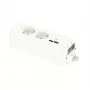 SCHNEIDER ELECTRIC UNICA SYSTEM+ UNITÀ MOD. 2XSCHUKO+USBA/C BIANCO