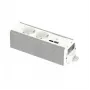SCHNEIDER ELECTRIC UNICA SYSTEM+ UNITÀ MOD. 2XSCHUKO+USBA/C BIANCO/GRIGIO