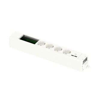 SCHNEIDER ELECTRIC UNICA SYSTEM+ MOD.UNIT 4XSCH+USBA/C+DATA BIANCO