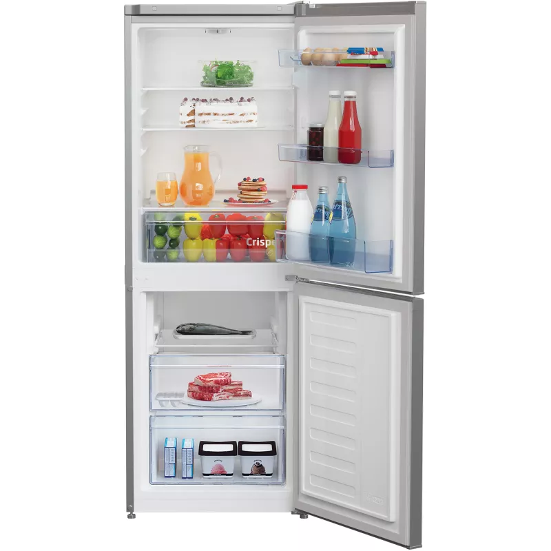 BEKO frigorifero RCSA240K40SN, classe di efficienza energetica E, altezza 153cm, inox