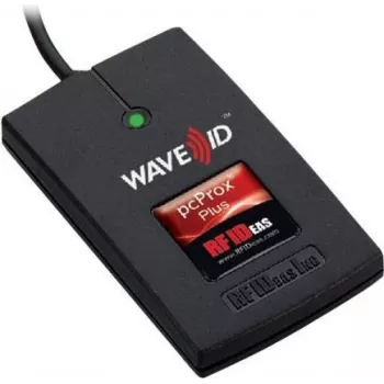 RF IDeas WAVE ID Plus Keystroke RA FactoryTalk V2 nero lettore a montaggio esterno