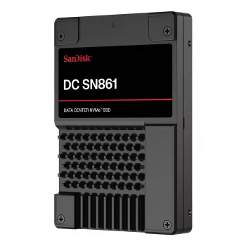 SSD|SANDISK|DC SN861|1920 GB|PCI Express 5.0|NVMe Ja|Velocità di scrittura 3600 MB/s|Velocità di lettura 13700 MB/s|U.2|MTBF 2500000 h|WUS6BA119PSP9X30TS2525