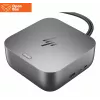HP Thunderbolt 4 Ultra Dock - OPENBOX - G6 280W con cavo combo - 5x USB-A, 2x USB-C, 1x USB-C Thunderbolt 4, 2x DisplayPort, 1x HDMI, 1x RJ-45, Meteor Silver, 3 anni