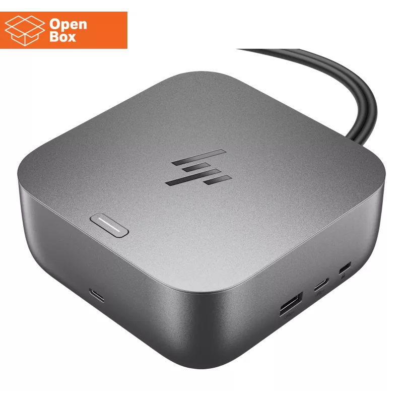 HP Thunderbolt 4 Ultra Dock - OPENBOX - G6 280W con cavo combo - 5x USB-A, 2x USB-C, 1x USB-C Thunderbolt 4, 2x DisplayPort, 1x HDMI, 1x RJ-45, Meteor Silver, 3 anni