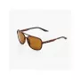 100% Kasia occhiali da sole - lente Peakpolar Soft Tact Havana