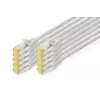 DIGITUS cavo patch CAT6A S/FTP, 0,5 m, grigio, confezione da 10
