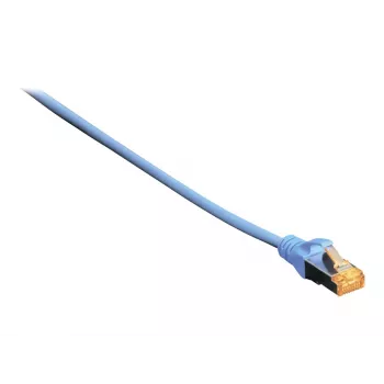 DIGITUS Cavo patch - CAT6a - S/FTP - protezione linguetta - Cu - 1 m - blu