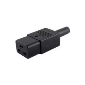 Microconnect C19PLUG Cavo di alimentazione, nero, connettore femmina C19