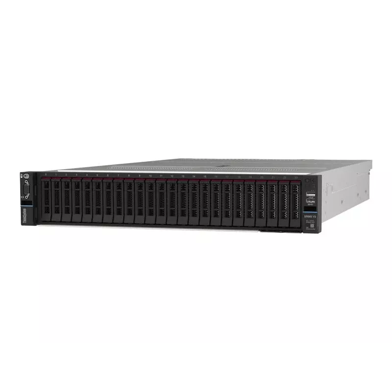 Server rack Lenovo ThinkSystem SR665 V3 (2U) AMD EPYC 9124 3 GHz 32 GB DDR5-SDRAM 1100 W