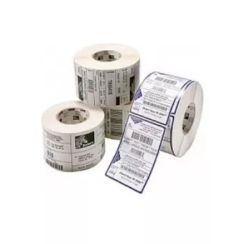 Rotolo di etichette Zebra Z-Ultimate 3000T argento adesivo permanente, poliestere, 70×32 mm, anima 25 mm, Ø rotolo 127 mm, 28.440 etichette