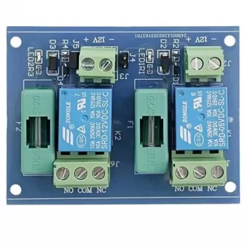 Modulo relè 2 canali 12V DC
