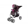 Passeggino 2 in 1 con sacca Black-Pink 7706 Lean Toys
