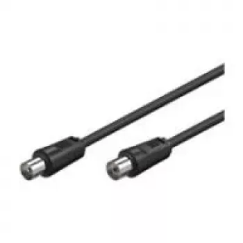 Wentronic Goobay 11563 cavo d'antenna IEC maschio/femmina, 7,5 m, nero