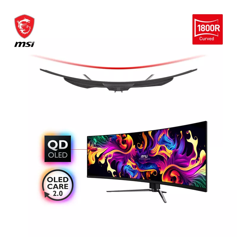 Monitor MSI MPG 491CQPDE 49 pollici QD-OLED DQHD