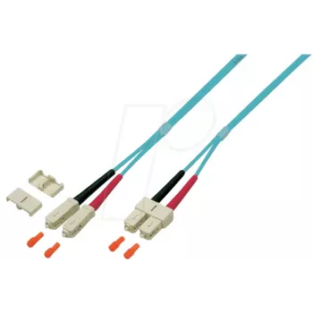 EFB Elektronik O0318.1 Cavo patch in fibra ottica Duplex SC-SC OM4, 1 m, viola