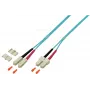 EFB Elektronik O0318.1 Cavo patch in fibra ottica Duplex SC-SC OM4, 1 m, viola