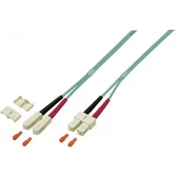 EFB Elektronik O0318.1 Cavo patch in fibra ottica Duplex SC-SC OM4, 1 m, viola