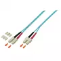 EFB Elektronik O0318.2 Cavo patch in fibra ottica Duplex, SC-SC, OM4 50/125 µm, LSZH, 2 m, viola