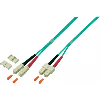 EFB Elektronik O0318.2 Cavo patch in fibra ottica Duplex, SC-SC, OM4 50/125 µm, LSZH, 2 m, viola