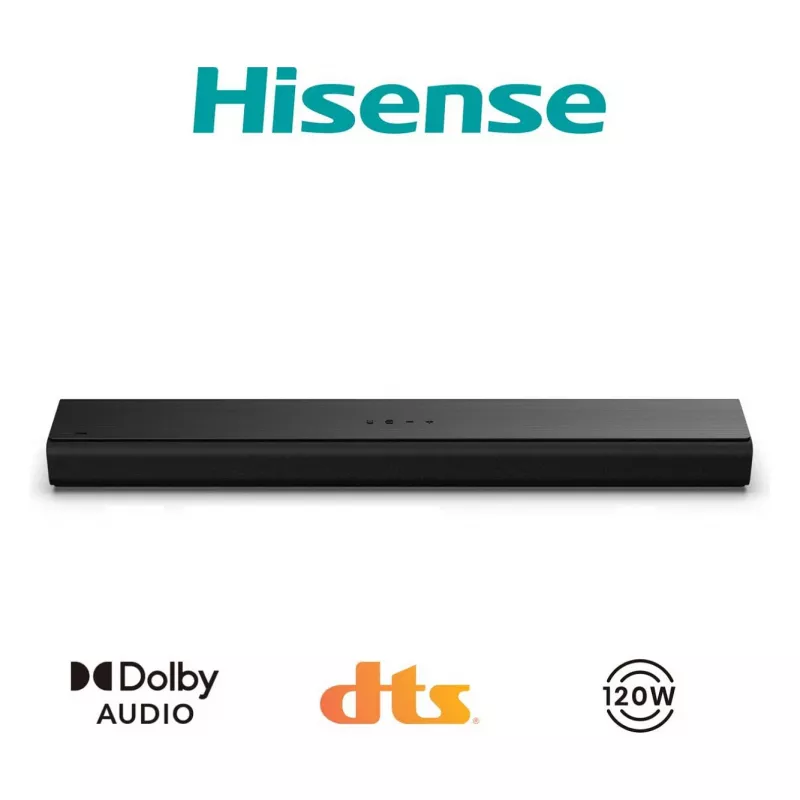 Hisense HS1000 Soundbar 2.0 canali 60W Bluetooth HDMI ARC USB AUX ottico nero