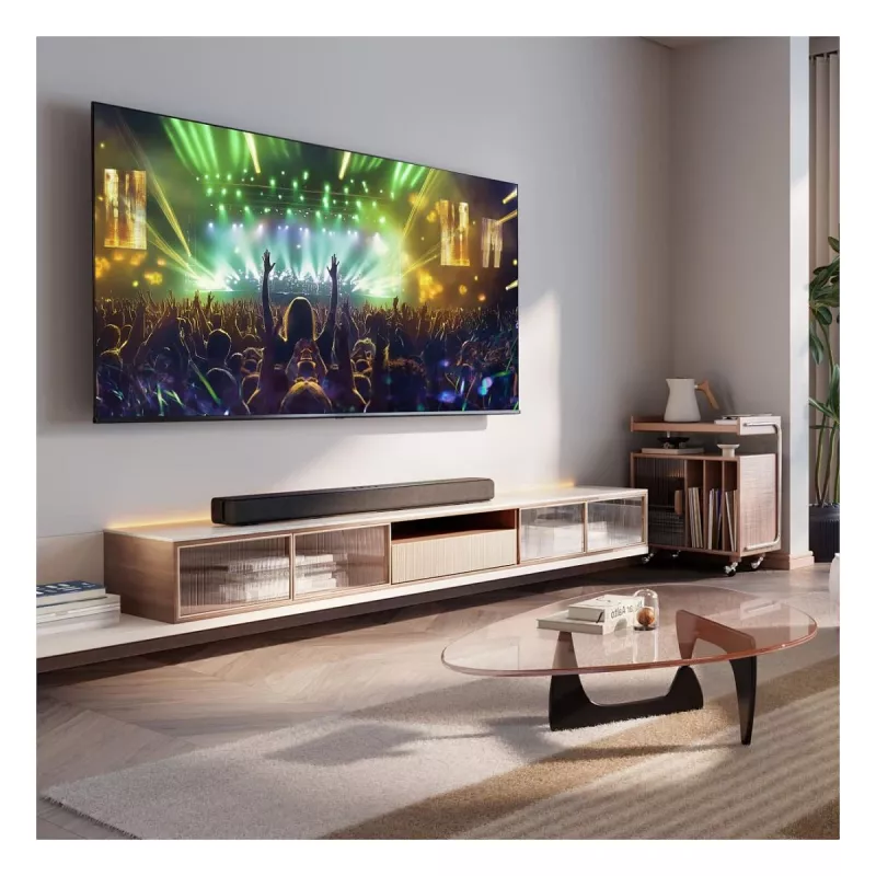 Hisense HS1000 Soundbar 2.0 canali 60W Bluetooth HDMI ARC USB AUX ottico nero