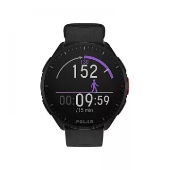 Polar Pacer Orologio GPS Running - Night Black - Cinturino S/L - Display MIP 1,2