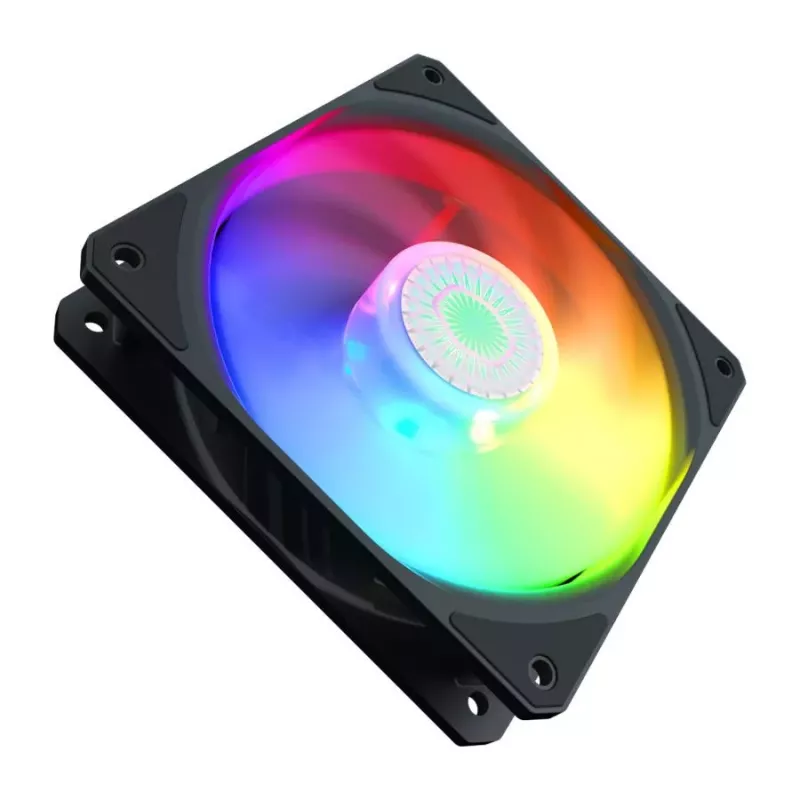 Ventola per case Cooler Master MasterFan MF120 Lite ARGB da 120 mm, 650–1750 RPM, 120 m³/h, 30 dB, nera
