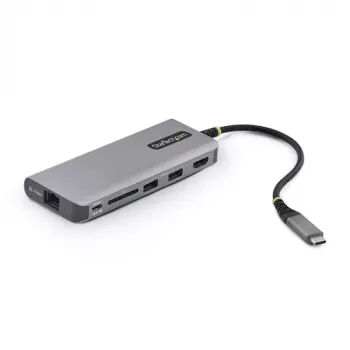 StarTech.com hub multiporta USB-C con 2x DisplayPort, HDMI, 100W PD, 140W potenza totale