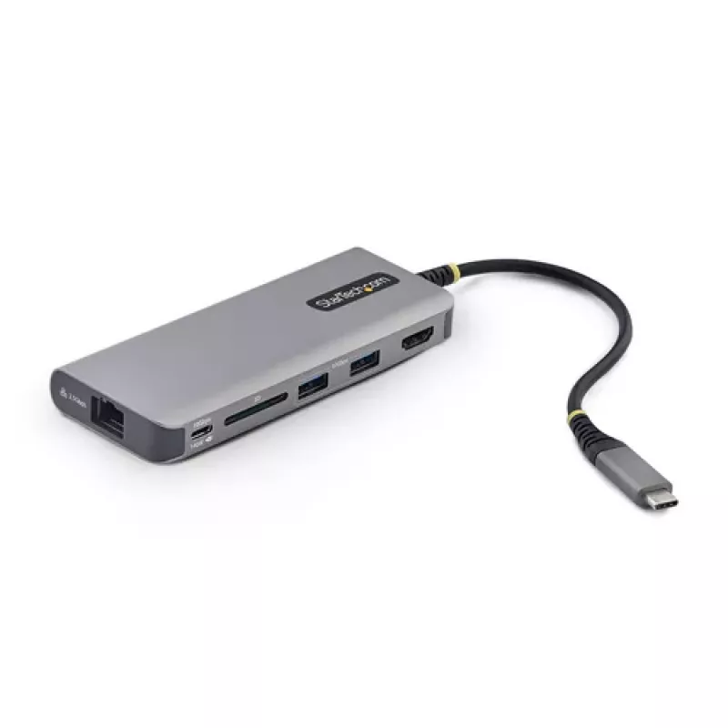 StarTech.com hub multiporta USB-C con 2x DisplayPort, HDMI, 100W PD, 140W potenza totale