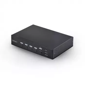 StarTech.com switch KVM DVI-I a 4 porte con audio e hub USB 2.0