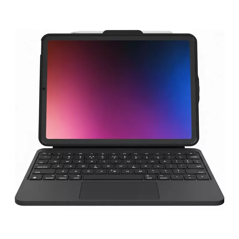 DEQSTER Prime Keyboard PKU2 Custodia con tastiera per iPad (10ª gen. / A16), DE-QWERTZ