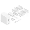 Ubiquiti UNAS-4-W Server NAS a 4 vani, Bianco, 4GB RAM, 1x 2.5GbE, 1x espansione USB-C