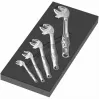 Wera Joker 05150122001 Set Chiavi a Forcella Auto-Serranti 5 pezzi 7-24 mm
