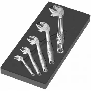 Wera Joker 05150122001 Set Chiavi a Forcella Auto-Serranti 5 pezzi 7-24 mm