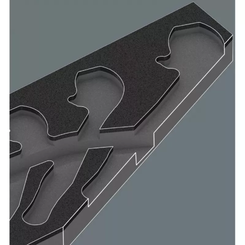Wera Joker 05150122001 Set Chiavi a Forcella Auto-Serranti 5 pezzi 7-24 mm