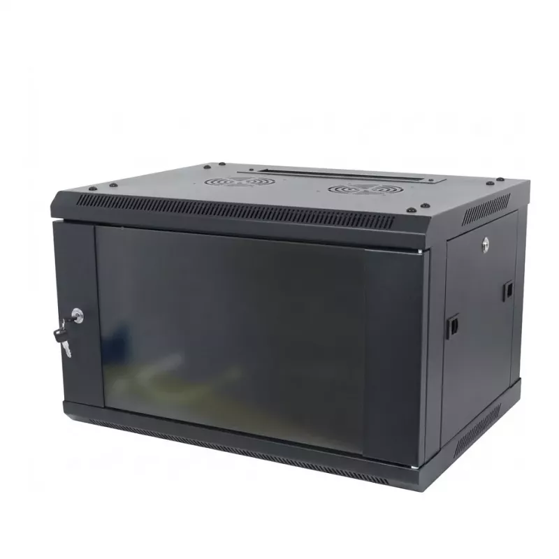 ALLNET Serie SMA Armadio a Parete 19 inch 9U Monoblocco Profondità 600mm Nero Flat Pack