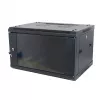 ALLNET Armadio a Parete 19 inch 15U Monoblocco Profondità 600mm Nero Flat Pack Serie SMA