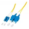EFB Elektronik O0360.1-1.2 Cavo patch in fibra ottica 1 m LC Duplex su SC Duplex OS2 Singlemode giallo